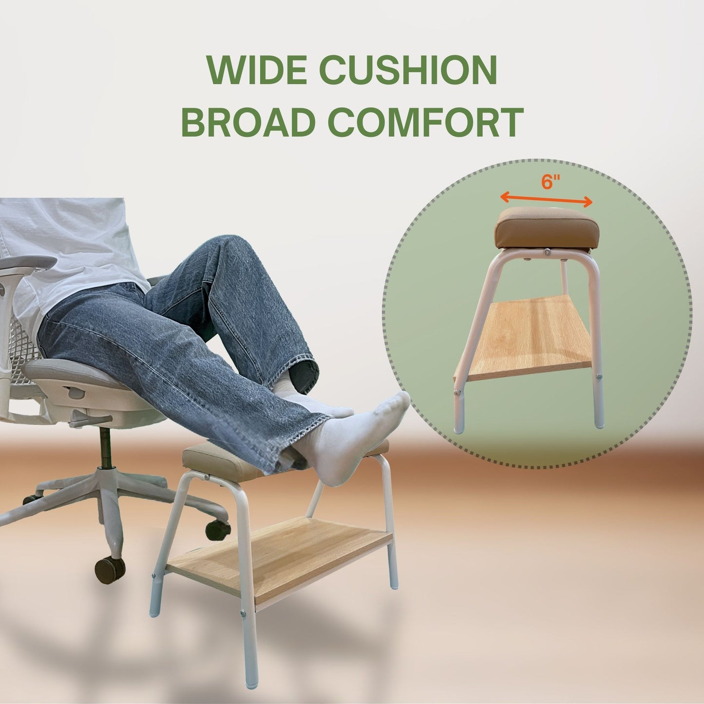 Double Step Foot Rest (White)