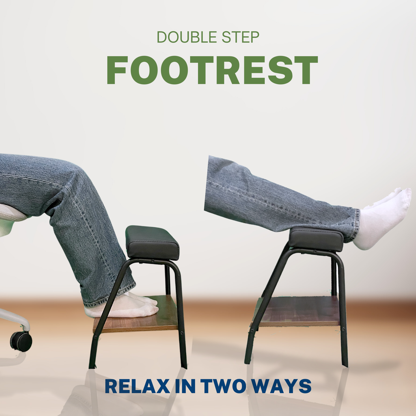 Double Step Foot Rest (Black)