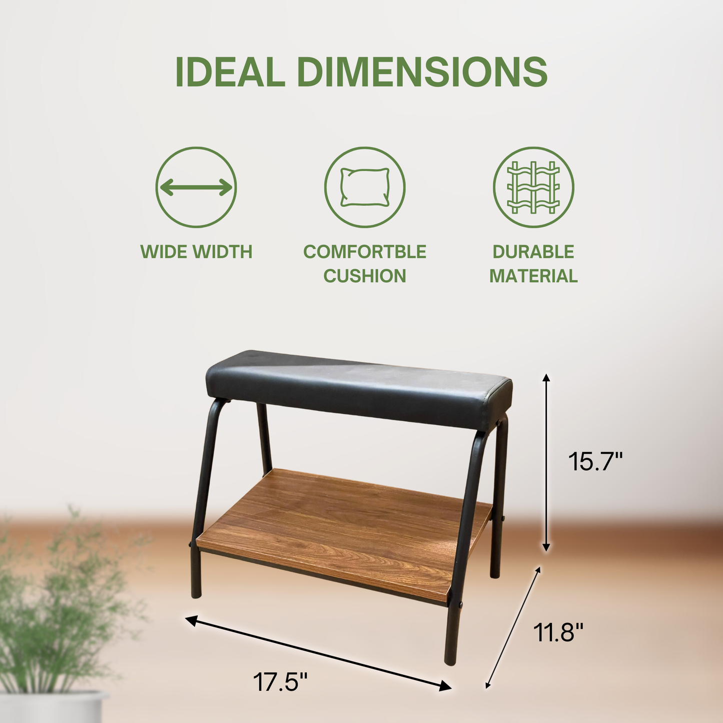 Double Step Foot Rest (Black)