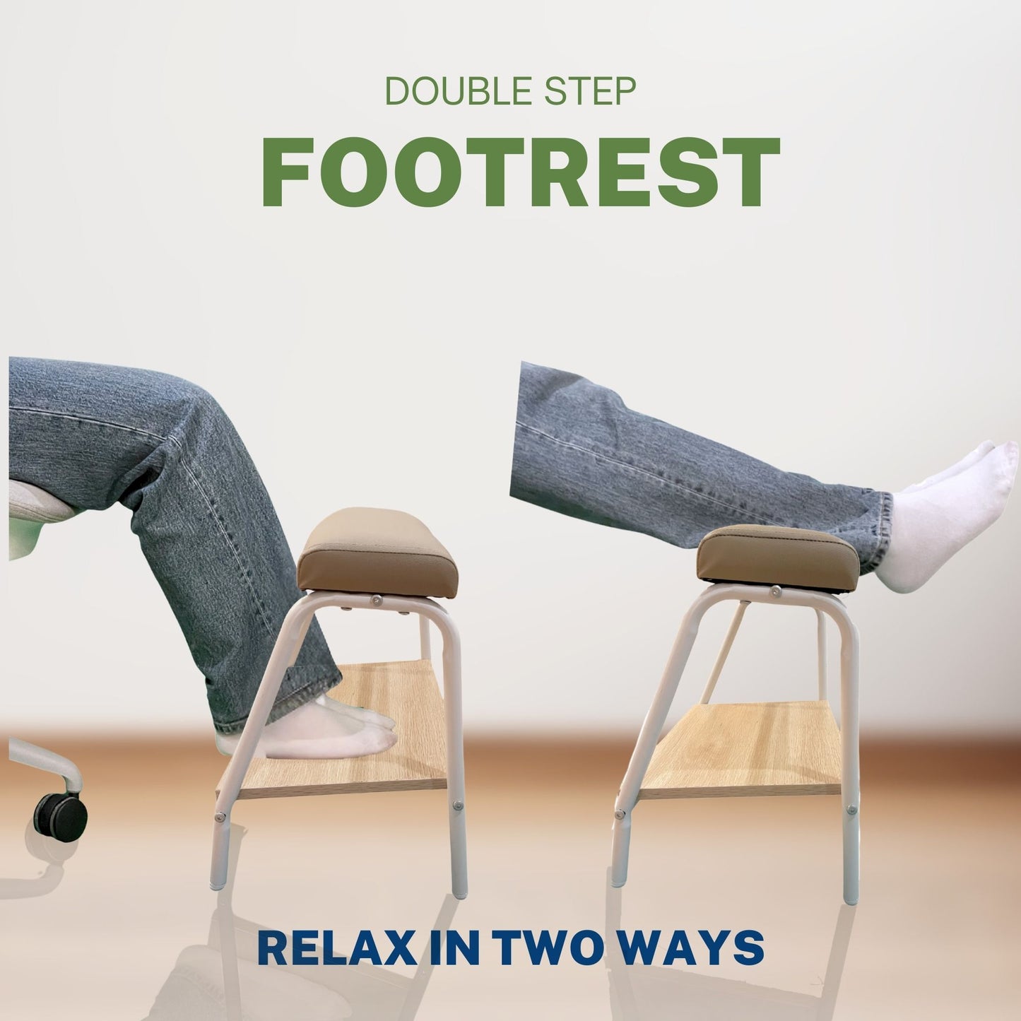 Double Step Foot Rest (White)