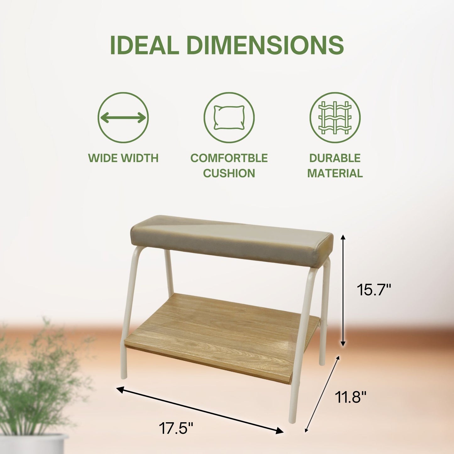 Double Step Foot Rest (White)