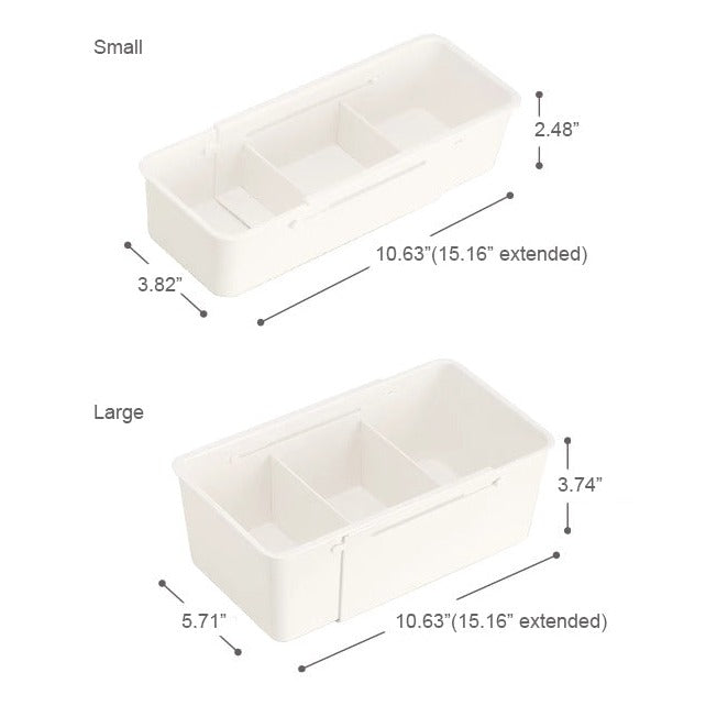 Adjustable organizer - Expandable storage box